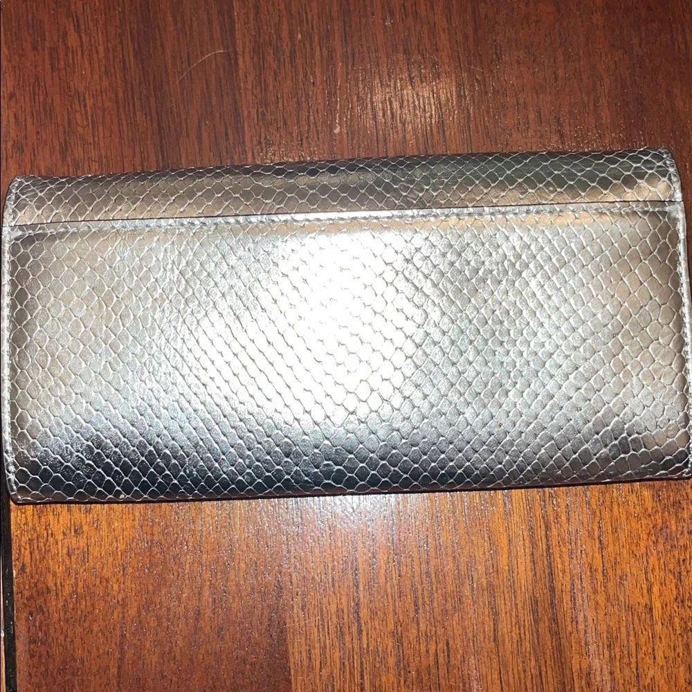 Michael Kors Metallic Silver Wallet - Picture 5 of 7
